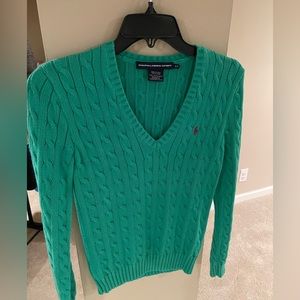 Women’s Kelly green Ralph Lauren sweater